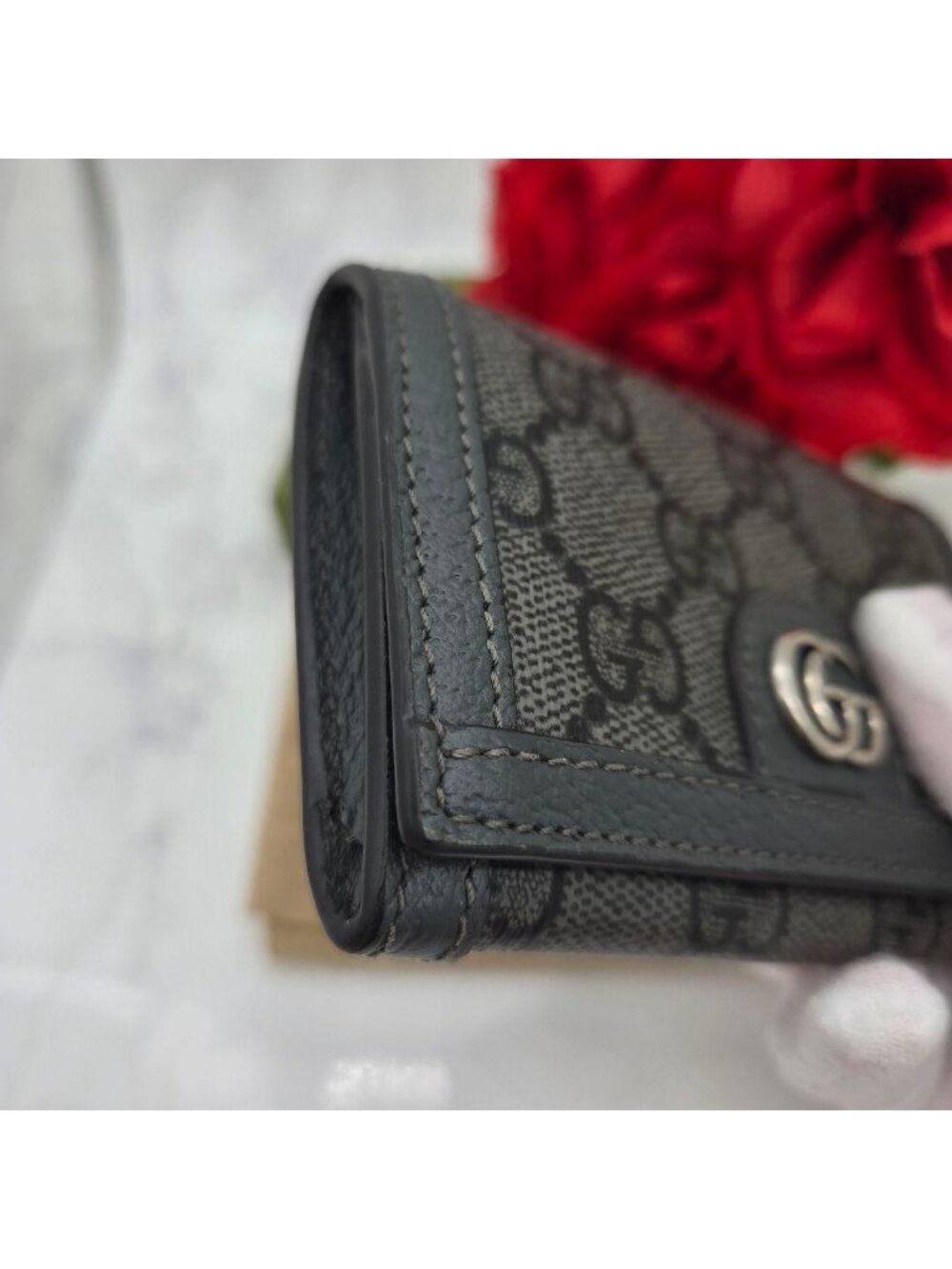 ★SOLD★ Gucci Business Card Holder Case Ophidia GG - Picture 5 of 14